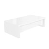 GRADE A1 - Tiffany White High Gloss Coffee Table with Lift Top Storage