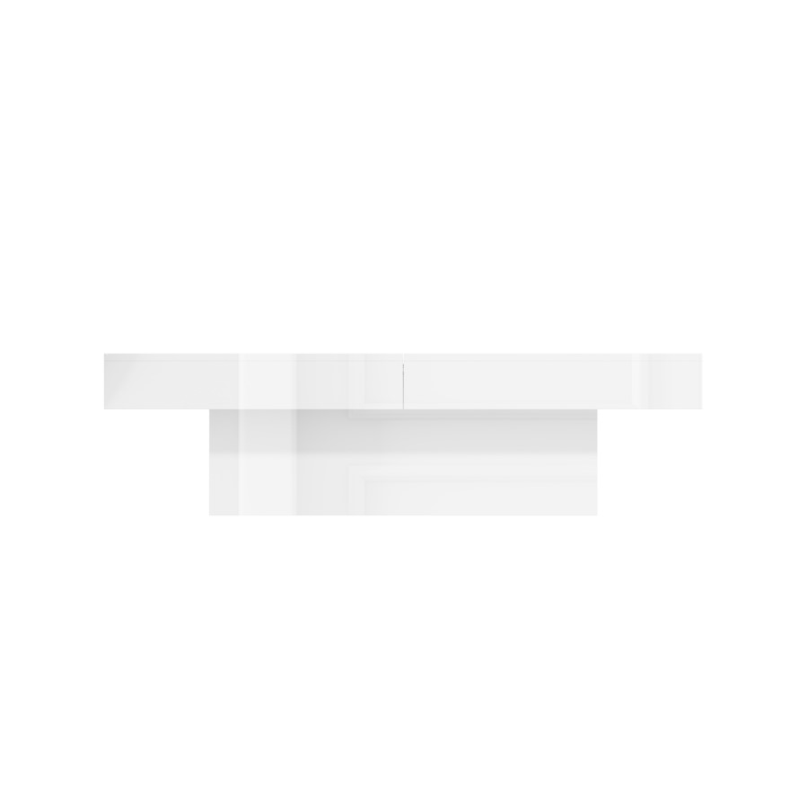 GRADE A1 - Storage Coffee Table in White High Gloss - Tiffany