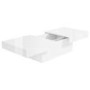 GRADE A1 - Storage Coffee Table in White High Gloss - Tiffany