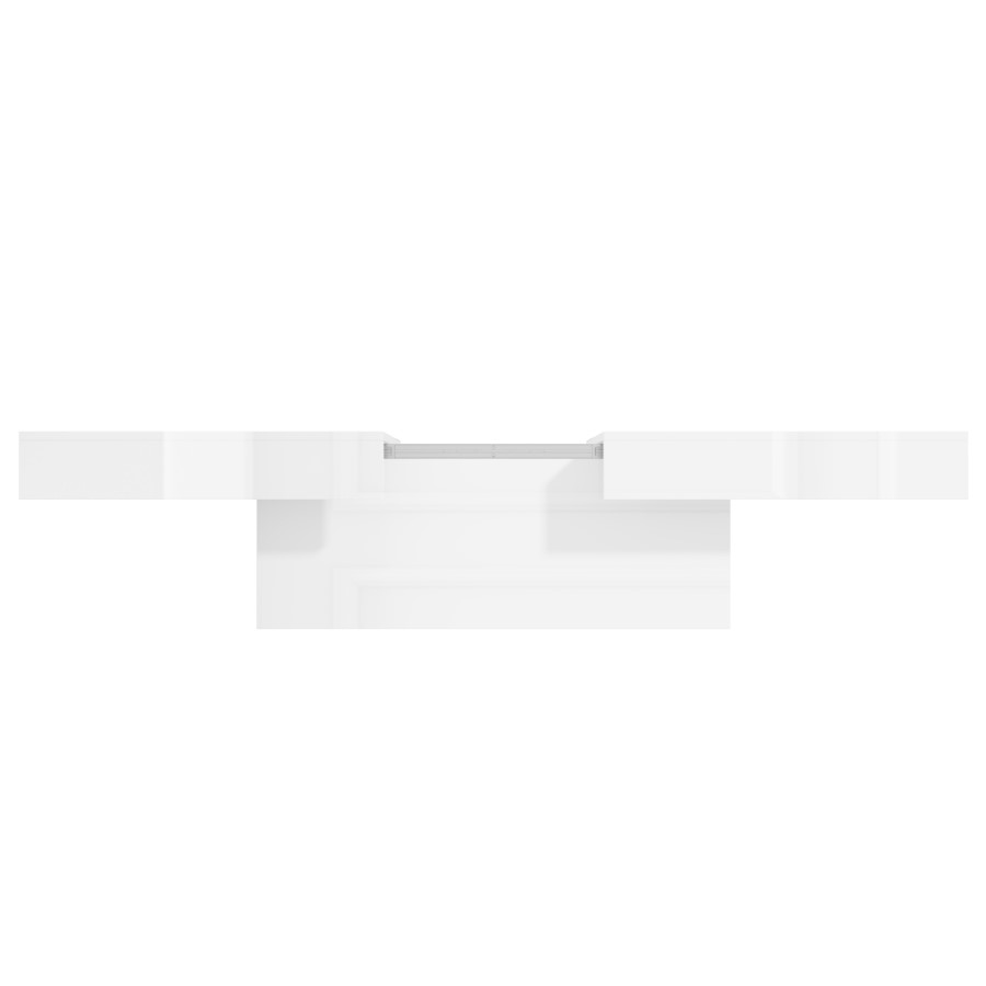 GRADE A1 - Storage Coffee Table in White High Gloss - Tiffany