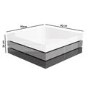 Harlow White High Gloss Coffee Table with Grey Rotating Storage
