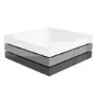 Harlow White High Gloss Coffee Table with Grey Rotating Storage