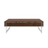 GRADE A1 - Walnut Coffee Table with Storage Drawer - Tiffany