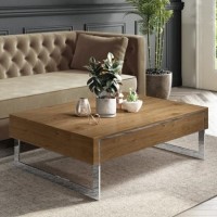 GRADE A2 - Oak Coffee Table with Storage Drawer - Tiffany GRADE A2 - Oak Coffee Table with Storage Drawer - Tiffany