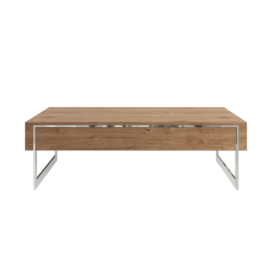 GRADE A2 - Oak Coffee Table with Storage Drawer - Tiffany