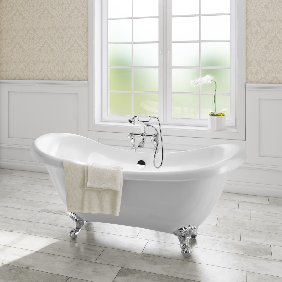 Elod Traditional Bath Shower Mixer Tap