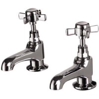 Elod Pair of Traditional Basin Pillar Taps