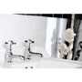 Elod Pair of Traditional Basin Pillar Taps