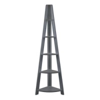 LPD Tiva Corner Ladder Shelving in Black