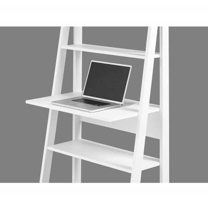 LPD Tiva Ladder Desk in White | Furniture123