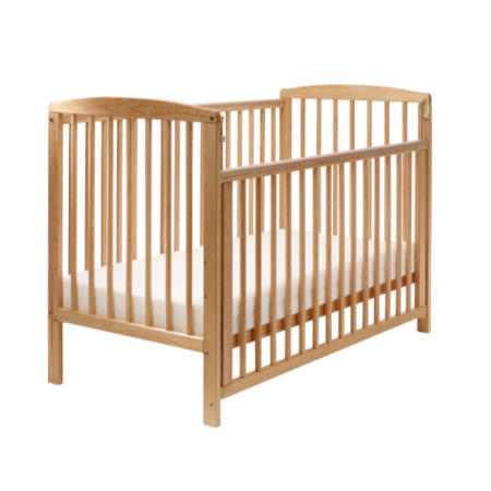 Toddle Time Cyprus Cot in Beech 