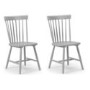 Julian Bowen Pair of Torino Lunar Grey Dining Chairs