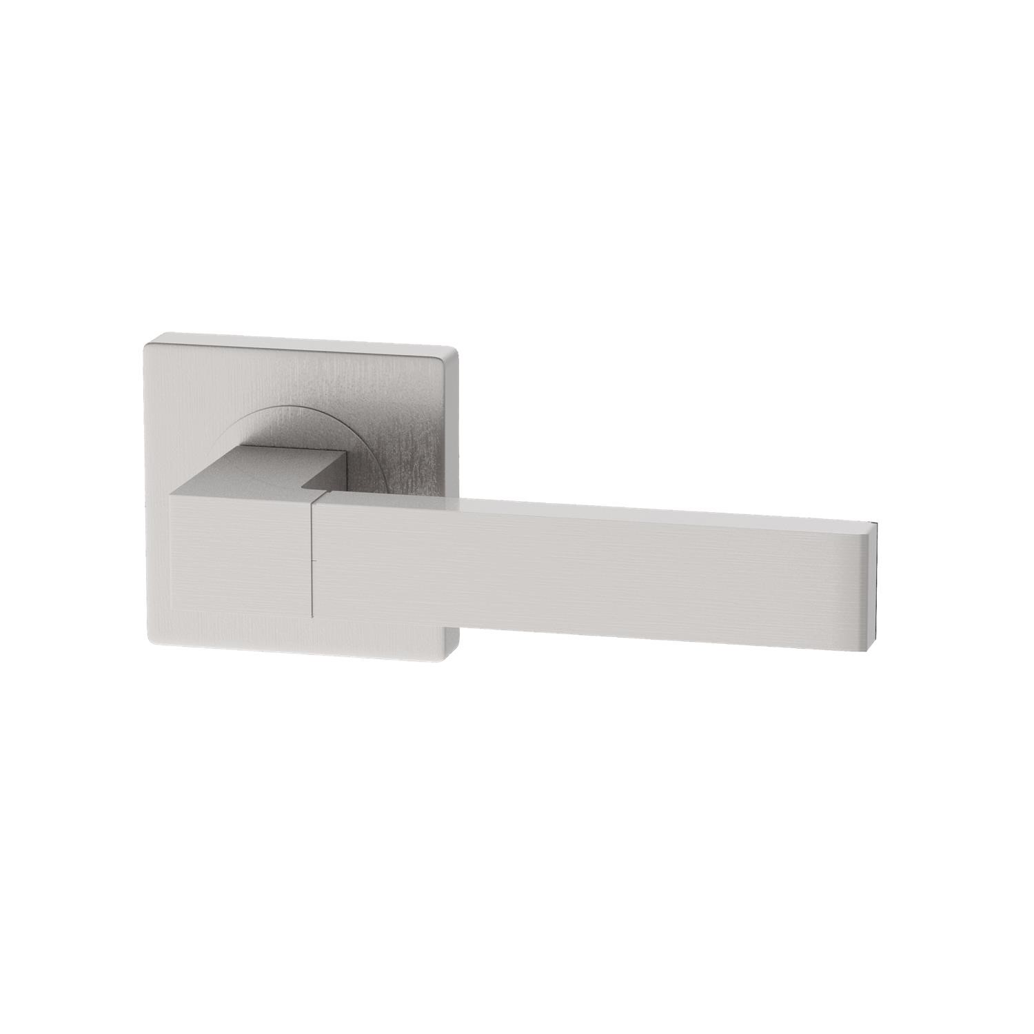 Xl Joinery Silver Internal Pearl Nickel Lever Door Handle With Latch And Hinges Pack - 75Mm Latch - Torne