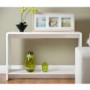 World Furniture Toscana Console Table in High Gloss White