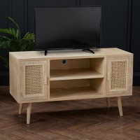 Light Oak Effect Small TV Unit - Toulouse