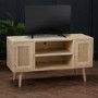 Light Oak Effect Small TV Unit - Toulouse