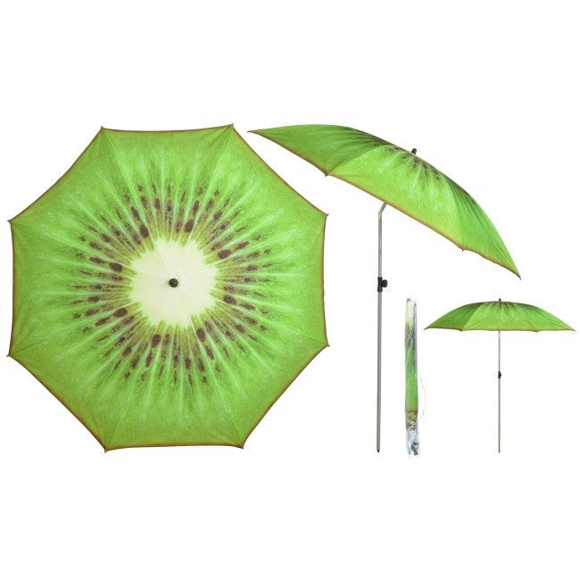 Outdoor Parasol with Kiwi Fruit Design