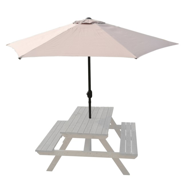 Outdoor Garden Parasol in Taupe