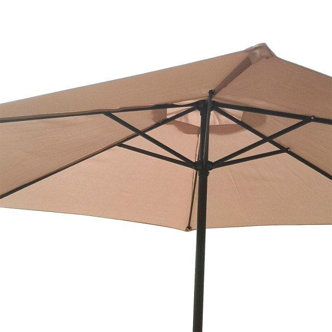 Outdoor Garden Parasol in Taupe