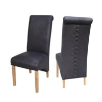 LPD Limited Treviso Chairs Pair In Black