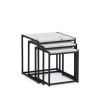 GRADE A1 - Tribeca Nest of Tables - White Marble