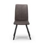 Walnut Dining Table with Matching Bench and 2 Grey Suede Dining Chairs - Julian Bowen