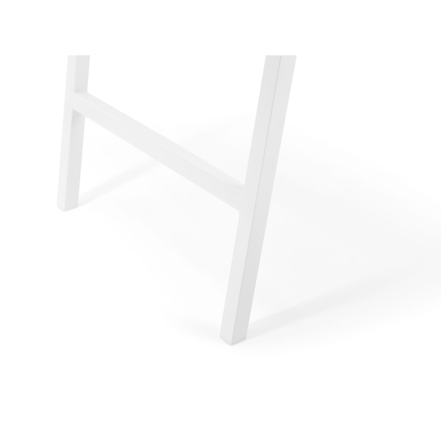 White Wooden Desk with Drawers - Julian Bowen