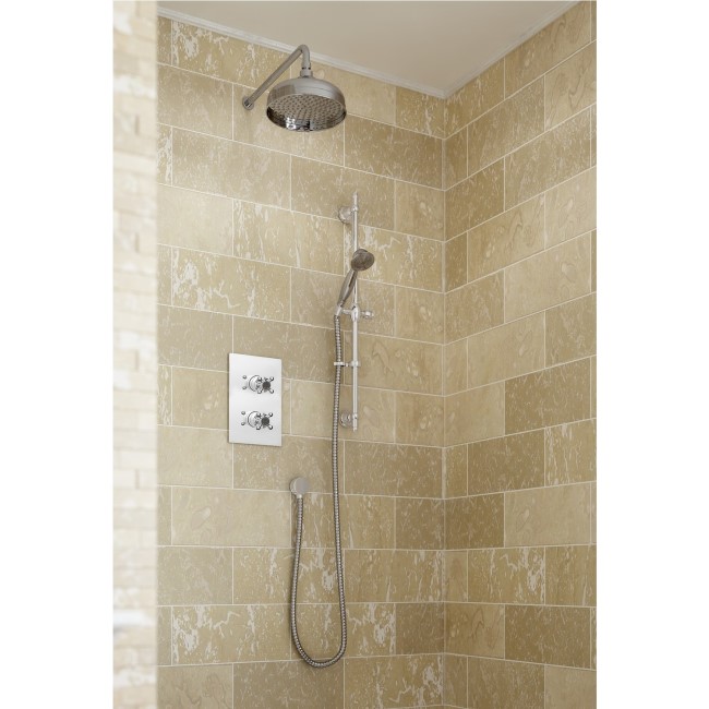 Bristan Trinity Concealed Thermostatic Mixer Shower with Wall Mounted Shower Head