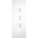 TRITUR33DG External Tri-coya Door with Frosted Glass - Unfinished - 1981 x 838 x 44mm - Turin Essential - XL Joinery