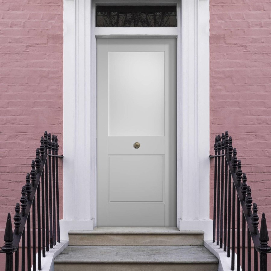 Internal Tri-coya Half-Glazed Door with Clear Glass - Unfinished - 1981 x 762 x 44mm - 2XG Essential - XL Joinery