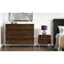 Travis Walnut 4 Drawer Chest of Drawers