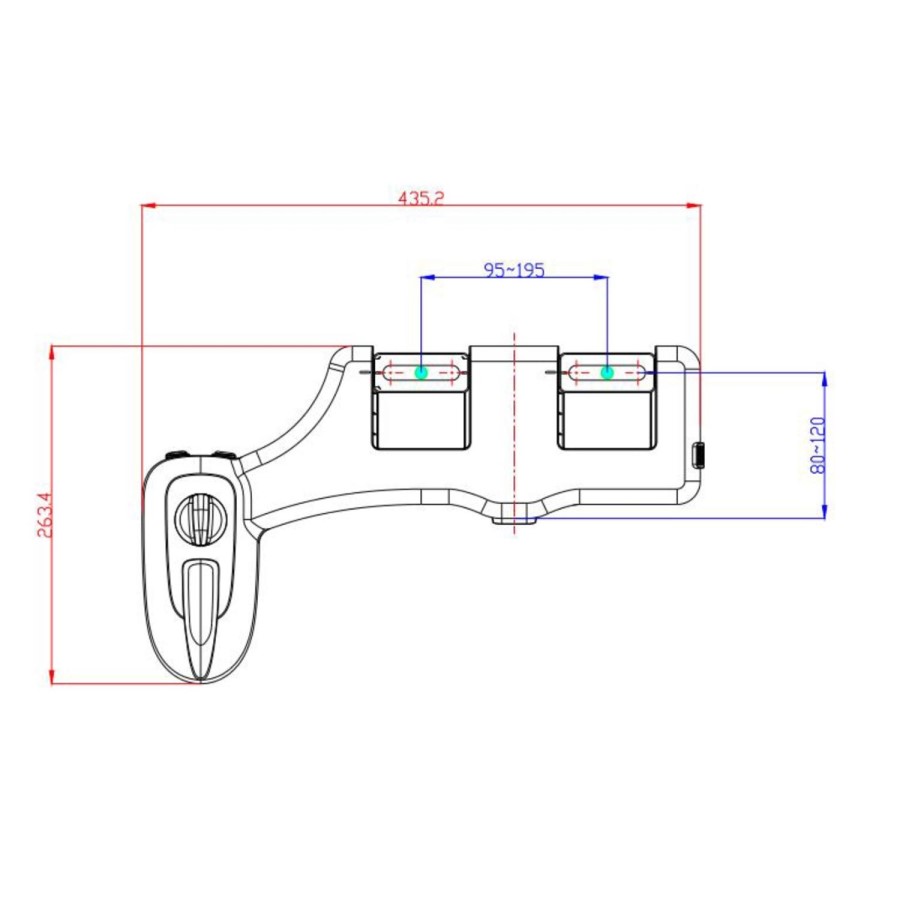 Universal Bidet for Toilet Seat