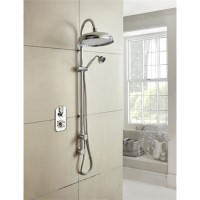 Hudson Reed White Topaz Twin Thermostatic Shower Valve