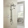 Hudson Reed White Topaz Twin Thermostatic Shower Valve
