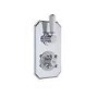 Hudson Reed White Topaz Twin Thermostatic Shower Valve