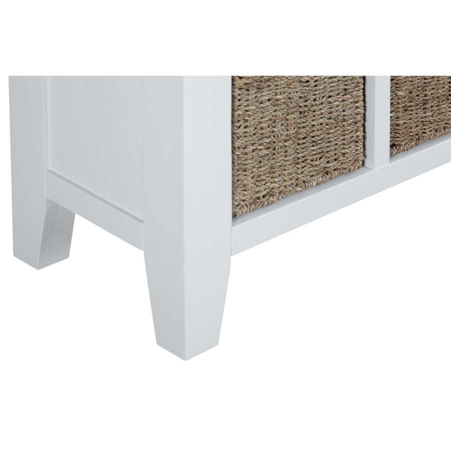 Grasmere Large Hall Bench in White