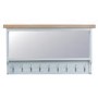 Grasmere Large Hall Wall Mounted Coat Rack in Grey