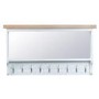 Grasmere Large Hall Wall Mounted Coat Rack in White