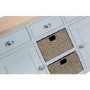 Grasemere Large Sideboard with Baskets in Grey