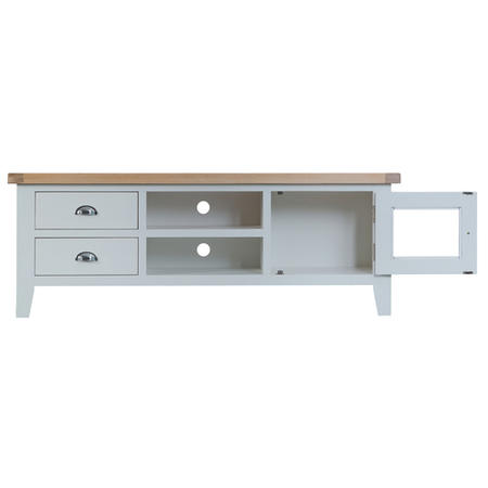 Grasmere Large Grey TV Unit - TV's up to 65"