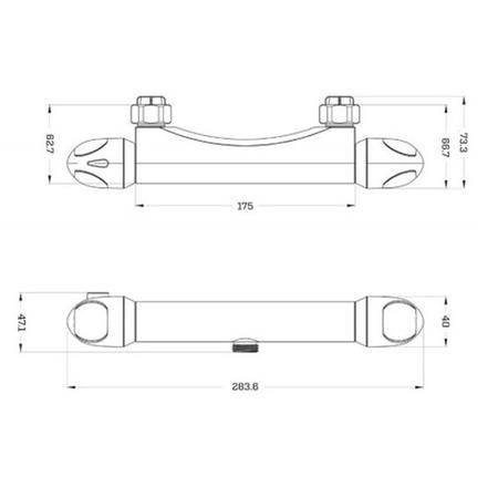 Regal Round Thermostatic Bar Valve