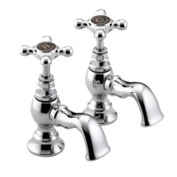 Bristan Trinity Chrome Basin Pillar Taps