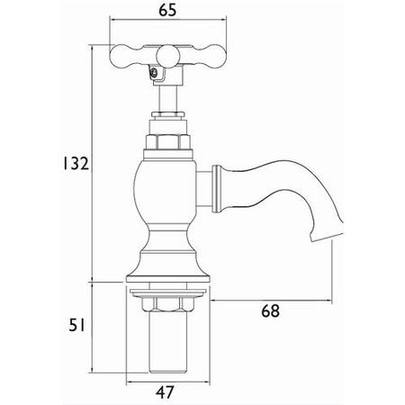 Bristan Trinity Chrome Basin Pillar Taps