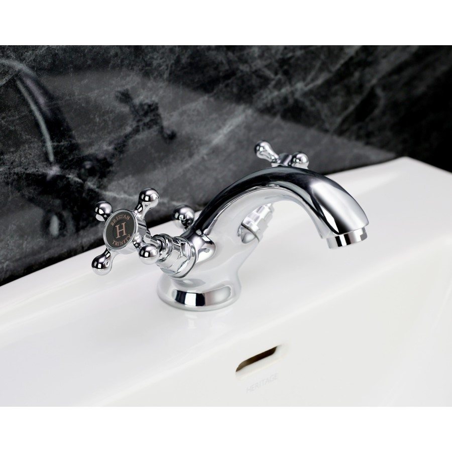 Bristan Trinity Chrome Basin Mixer Tap with Waste