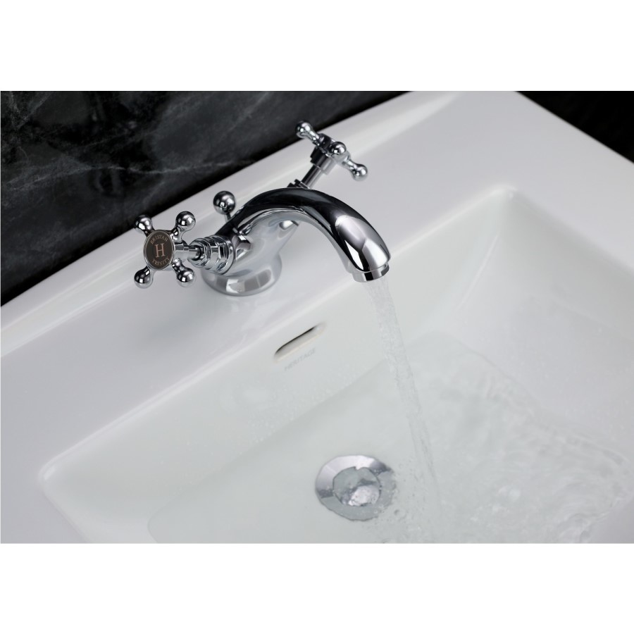 Bristan Trinity Chrome Basin Mixer Tap with Waste