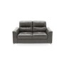 Tanaro Grey Leather Sofa - Seats 2 