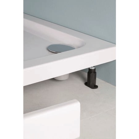 95mmmm High Riser Kit Pack for 1000x1000mm Quadrant Shower Tray - White ...