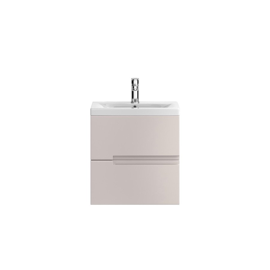 Hudson Reed Cashmere Wall Hung Bathroom Cabinet & Basin - W510 x H545mm