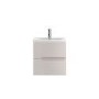 Hudson Reed Cashmere Wall Hung Bathroom Cabinet & Basin - W510 x H545mm
