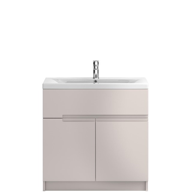Hudson Reed Cashmere Floor Standing Bathroom Cabinet & Basin - W810 x H855mm